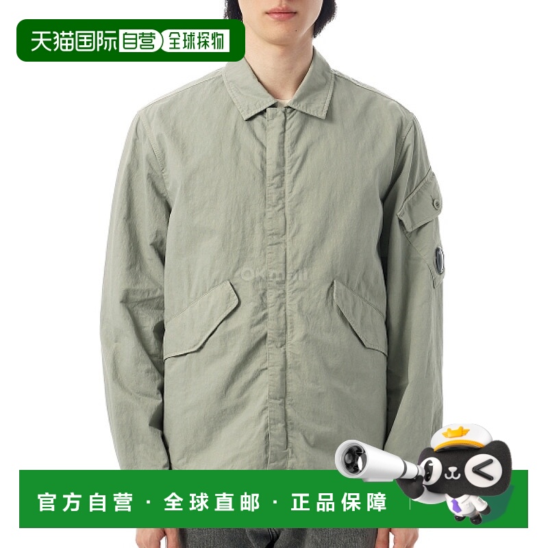 韩国直邮CP COMPANY Diagonal Flatt 尼龙拉链外套衬衫 (19CMOS07