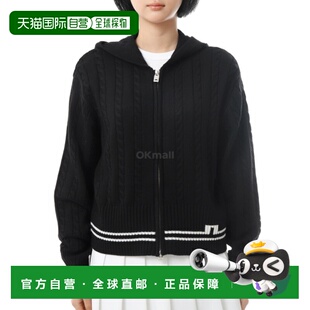 韩国直邮J.LINDEBERG Camilla 羊毛针织连帽衫 (GWKW15021-9999)