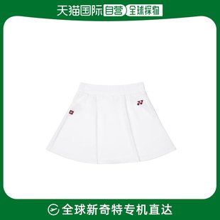 韩国直邮YONEX 羽毛球专业品牌235PS002F WHITE运动半身裙女士