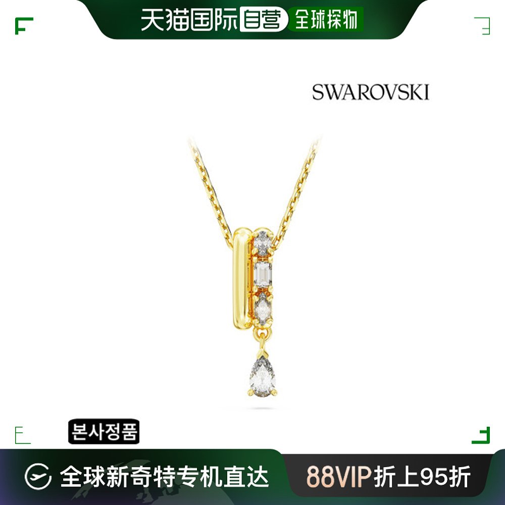 韩国直邮[施华洛世奇/本社正品] dextera 金色 项链 566