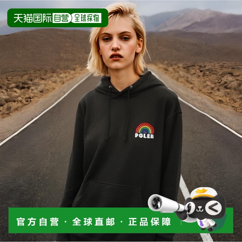 韩国直邮POLER 山系户外旅行露营运动休闲卫衣 224APU2005-WHT