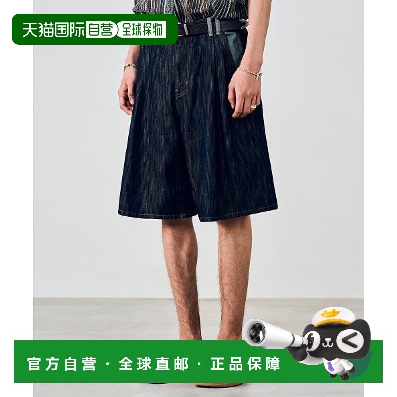 韩国直邮VIVASTUDIO 男士短裤BERMUDA SLOP DENIM SHORTS [INDIGO