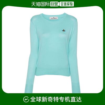 韩国直邮VIVIENNE WESTWOOD24SS毛衣女1803002SY001BK402AQUA