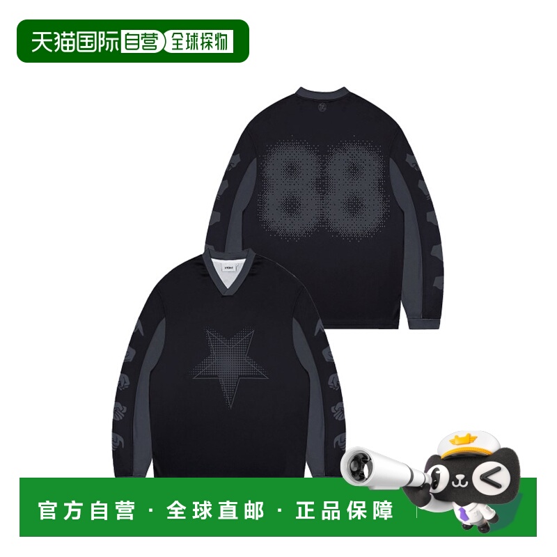韩国直邮XTONZ 公用T恤XTT064BK高档 时尚百搭舒适 简约 高级感