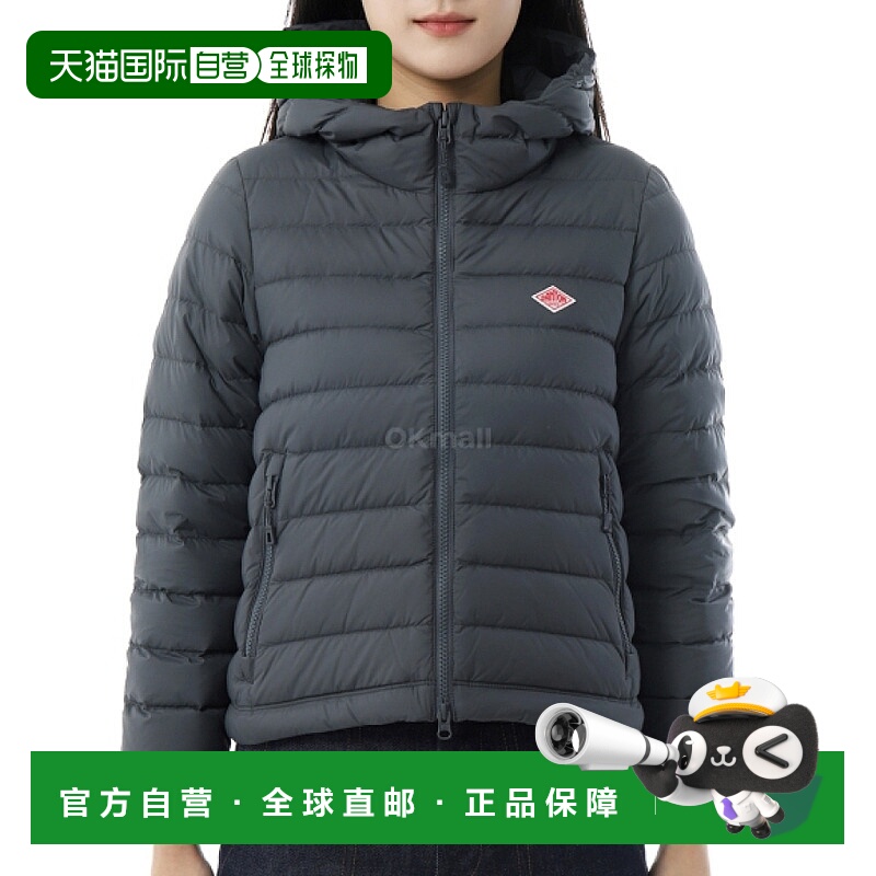 韩国直邮DANTON 连帽羽绒服 (DTA0563-NRP MGREY) 羽绒/填充