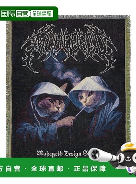 韩国直邮MAHAGRID 男女同款24年新款美式复古校园可爱毯子MG2ESMA