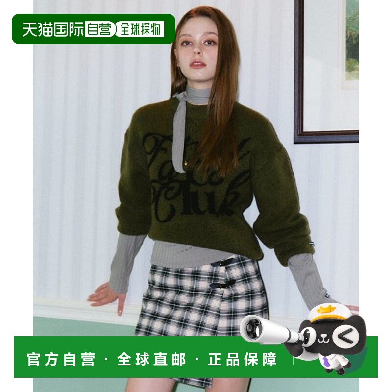 韩国直邮NASTY FANCY CLUB街头辣妹潮牌酷帅休闲时尚新款毛衣F23Q