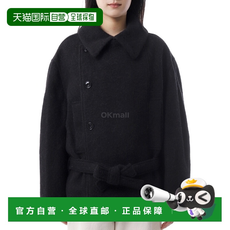 韩国直邮Lemaire 短款不对称浴袍外套 (CO1149 LF504 999) 外套