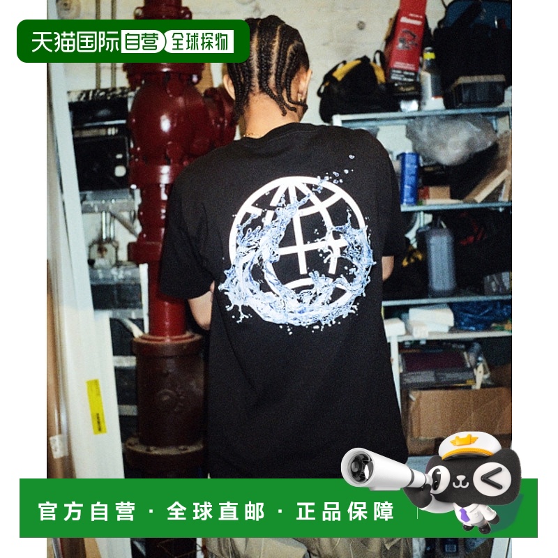 韩国直邮LMC 公用T恤LMC WATER SPLASH TEE black 0LM24CTS108BLK
