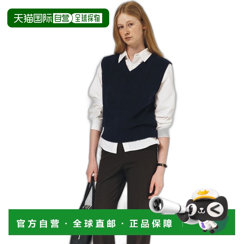 韩国直邮Dunst2023秋冬新品中性风经典女款背心UDSW3C101N2尼龙