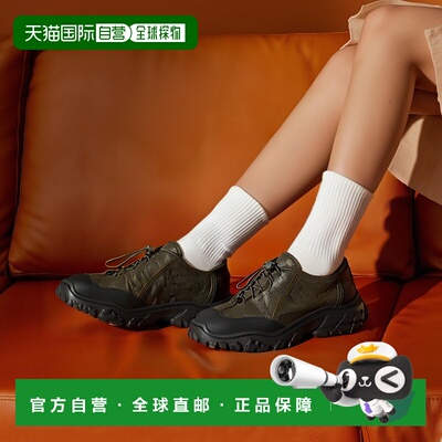 韩国直邮Cecilie Bahnsen ALINA 刺绣缎面橄榄绿运动鞋 (425FTW30