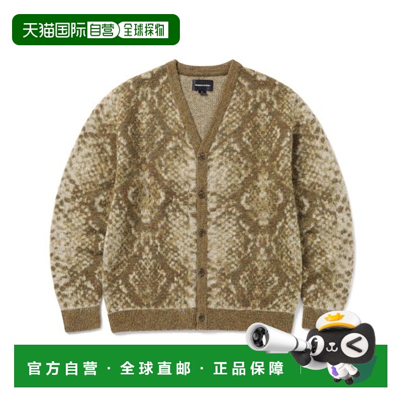 韩国直邮THISISNEVERTHAT 开衫Phyton Jacquard Knit Cardigan Br