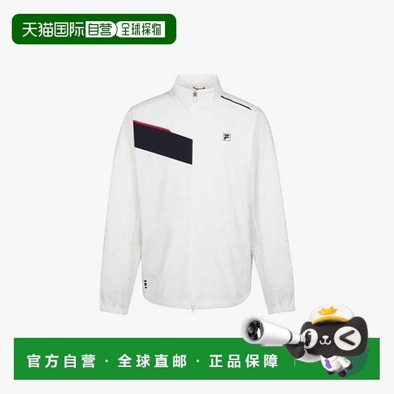 韩国直邮FILA M 轮风衣 KQC FS2JKG3301M-OWH 网球镂空拼色风衣,运动服/休闲服装,运动风衣,淘宝优惠券,粉丝福利购,淘宝优惠卷