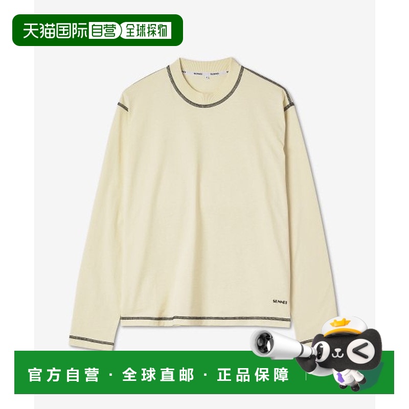 韩国直邮SUNNEI 男士CRTWXJER015COT0020126OVERLOCK LOGO T SHIR