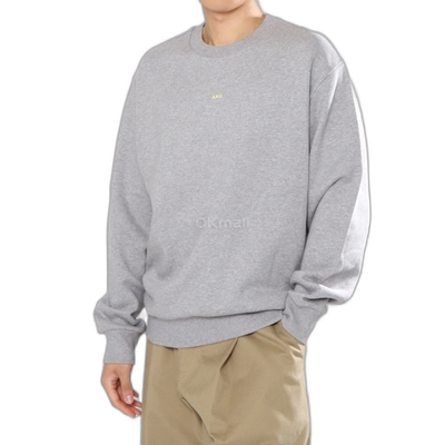 韩国直邮A.P.C Sweat Square Micro Logo  Cotton Loose T-Shirt