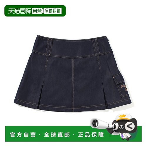 韩国直邮MALBON GOLF 运动半身裙M3122PSK15BLU包臀裙百褶裙a字裙