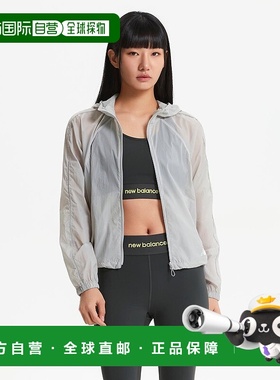 韩国直邮NEW BALANCE 女式轻抗撕裂梭织风衣（NBNAF2W512）外套