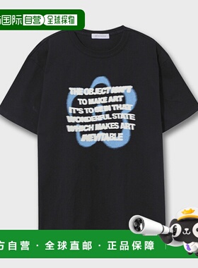 韩国直邮MIMTHEWARDROBE公用T恤MW221RT2BK_3 BLUR FLOWER T-SHIR