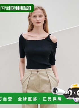 韩国直邮LOEUVRE正品 毛针织衫302720565Twist knotted Asymmetri