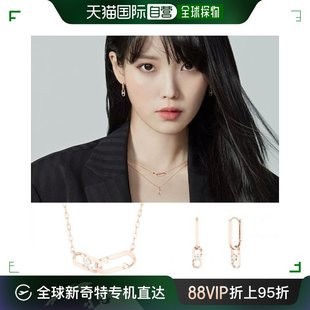 韩系百搭小巧时尚 韩国直邮J.ESTINA 品牌正品 精致IU同款 耳钉耳环