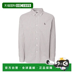 HZSH5D334W2 棕色条纹针织衫 韩国直邮HAZZYS 25FW