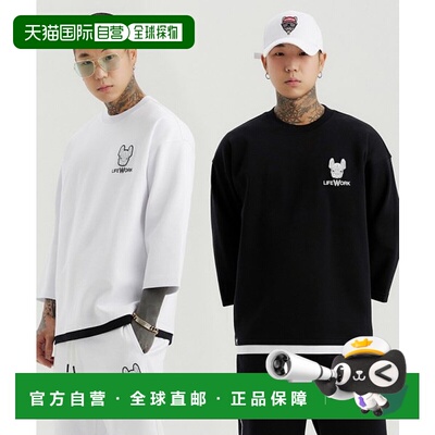 韩国直邮LIFEWORK 公用男士T恤LW232TS410新款