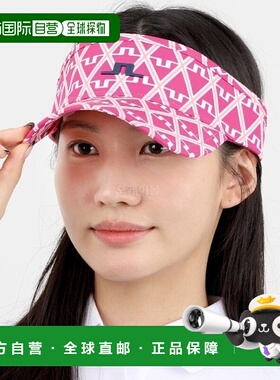 韩国直邮J.LINDEBERG 邦妮印花遮阳板 (GWAC09769-S193) 腰带/帽