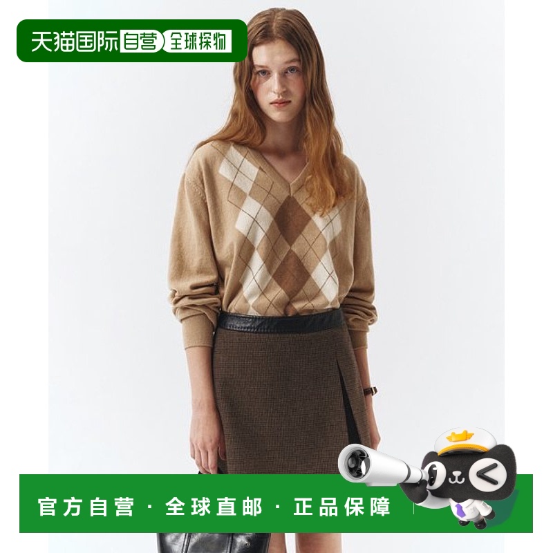 韩国直邮Dunst2023秋冬新品中性风经典女款毛衣UDSW3C106I2羊毛