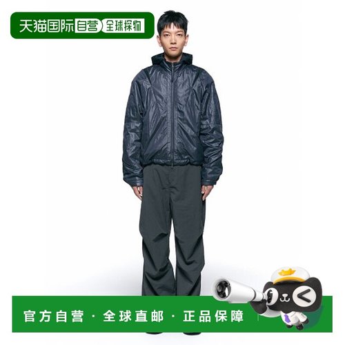 韩国直邮INSILENCE设计师款通用日常休闲宽松时尚裤子IM2C4PT09BL