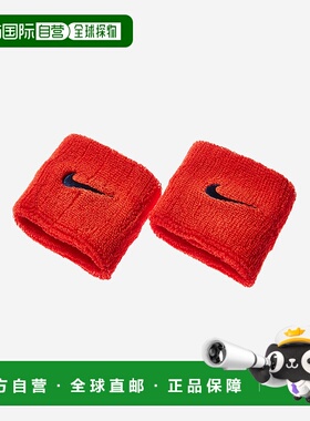韩国直邮Nike 跑步运动Swoosh Wristbands护腕 透气橙色 男女通用