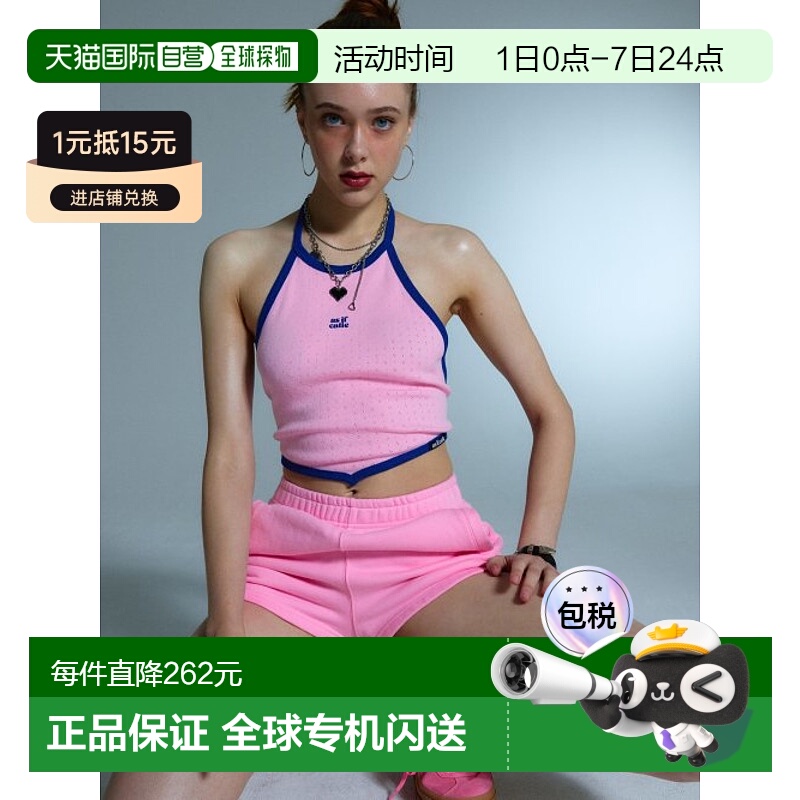 韩国直邮ASIF CALIE 女士吊带衫CA23BST031PK性感背心