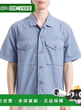 韩国直邮CP COMPANY 府绸短袖衬衫 (18CMSH236A 005328G 774) 短