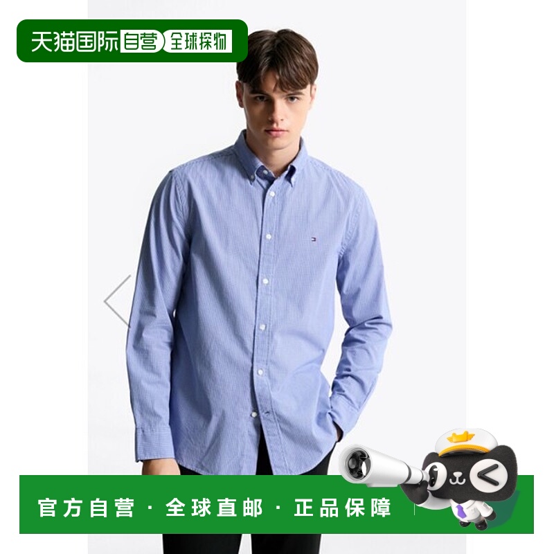 韩国直邮TOMMY HILFIGER [Tommy Hilfiger 男士微格纹格子衬衫 (T