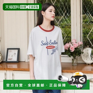 Saint Rib Half 韩国直邮ANEDIT Tshirt_2色半袖 단독