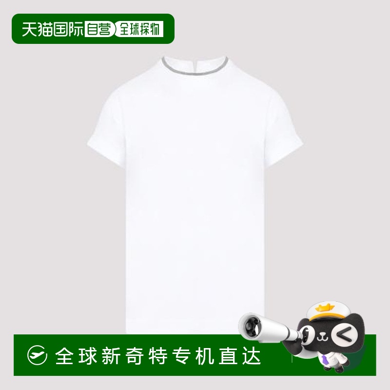 韩国直邮BRUNELLO CUCINELLI25FW短袖T恤女M0T18BD200 C159 BIANC