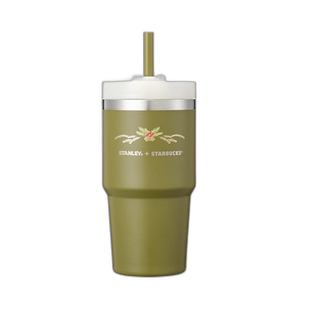 韩国直邮STARBUCKS 新款星巴克耐用不锈钢保冷吸管杯591ml