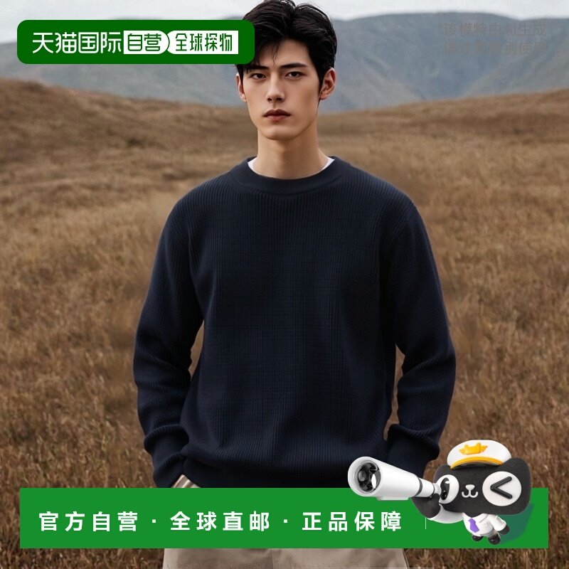 韩国直邮ANDERSEN-ANDERSEN 男针织SAILOR CREWNECK毛衣 Taupe