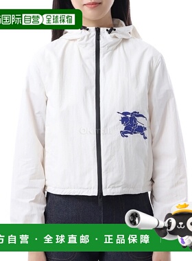 韩国直邮BURBERRY ekd 印花连帽抽绳夹克（8105360） 夹克尼龙