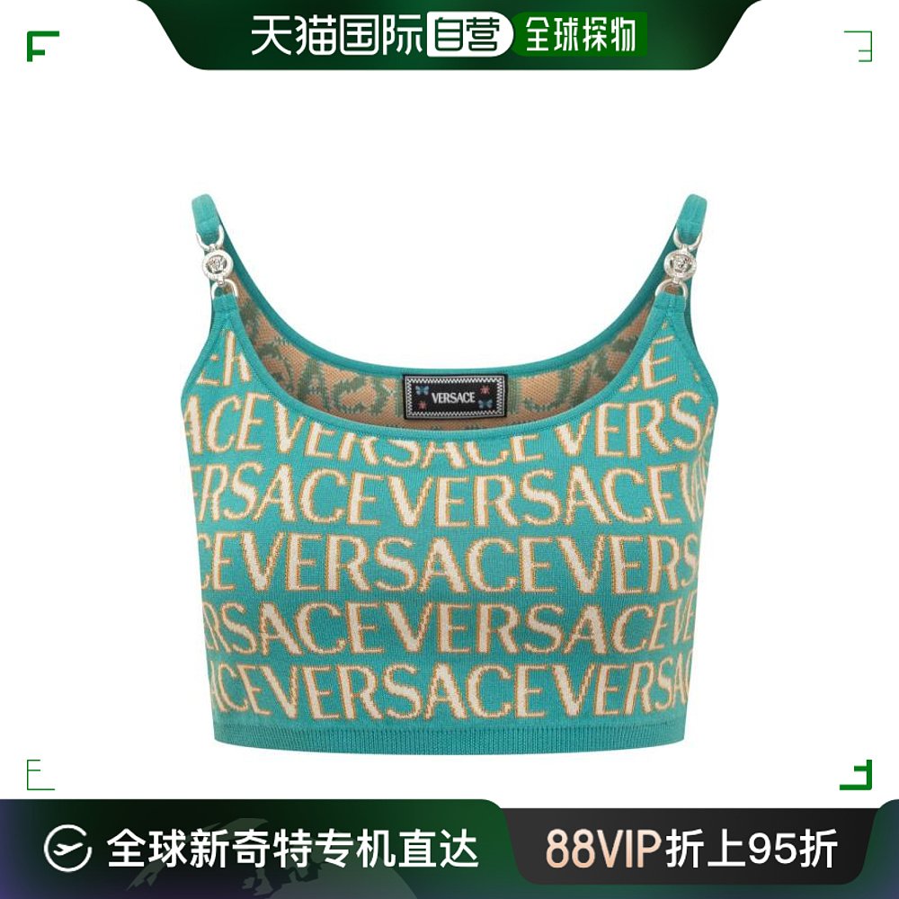 韩国直邮VERSACE23FW长袖T恤女10112191A07960 5V540BLUE