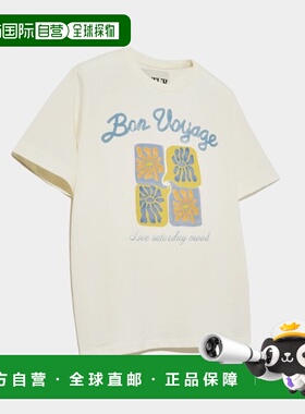 韩国直邮SATUR设计师款大气简约日常休闲个性T恤SA23GCMT15