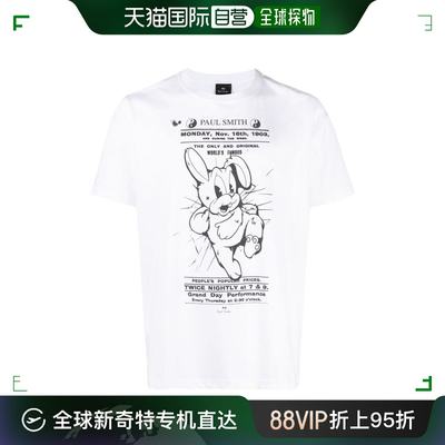 韩国直邮PS BY PAUL SMITH24SS短袖T恤男M2R011RMP445101 WHITE