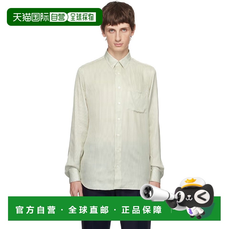 韩国直邮LARDINI 拉迪尼白色条纹衬衫 ITSANTE ITAT1754 TP839360