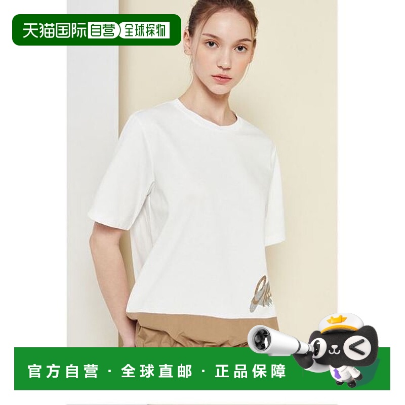 韩国直邮THE IZZAT 彩点带状 T 恤 IM4A0TS04-09-JJ