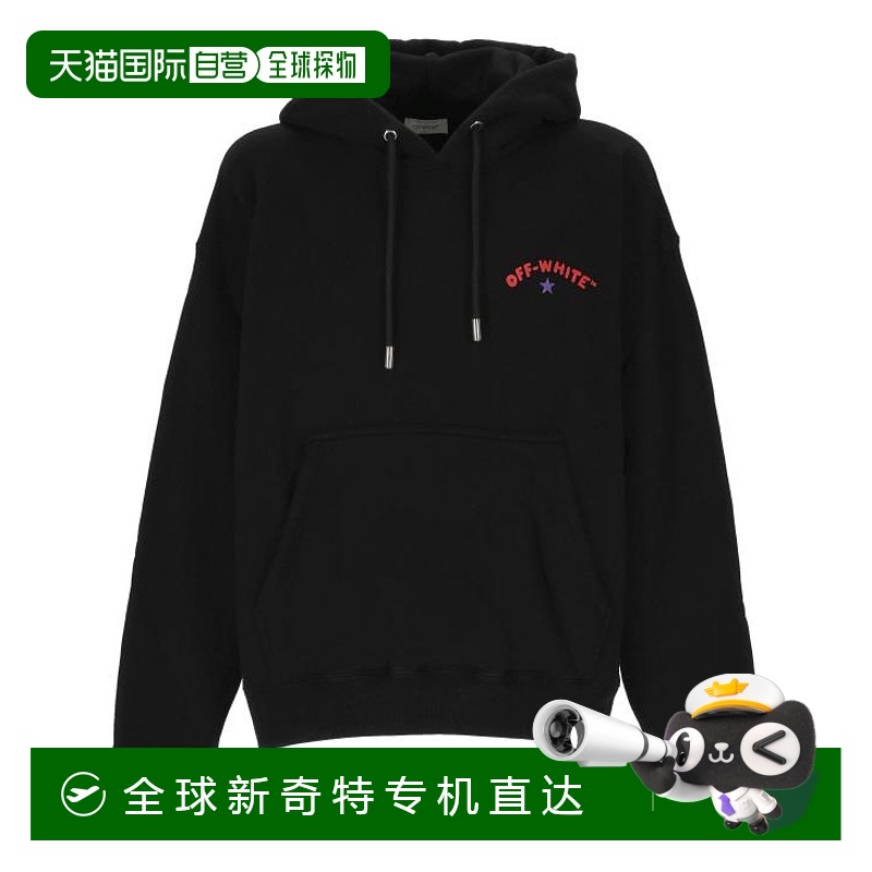 韩国直邮OFF WHITE25SS连帽衫 连帽卫衣男OMBB085S25FLE00D 1001B