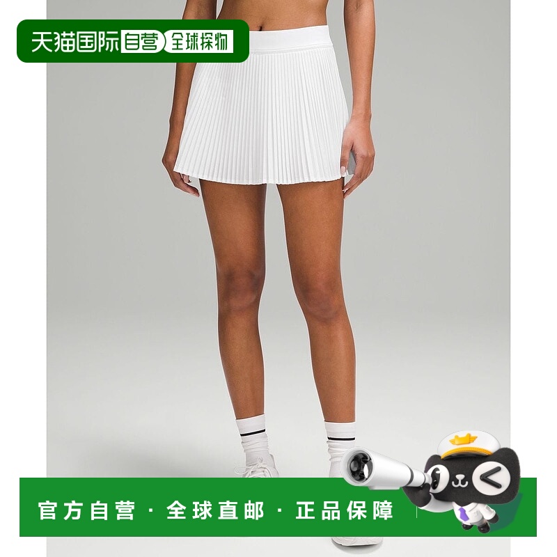 韩国直邮lululemon Varsity HR 百褶网球裙 - WHT