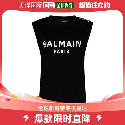 韩国直邮BALMAIN短袖T恤女CF1ED001BB02