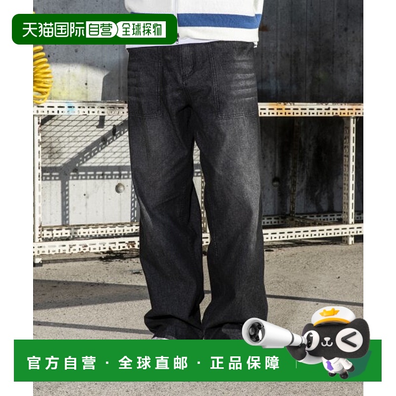 韩国直邮XTONZ 公用男装休闲裤XP141BK运动休闲流行穿搭外穿百搭