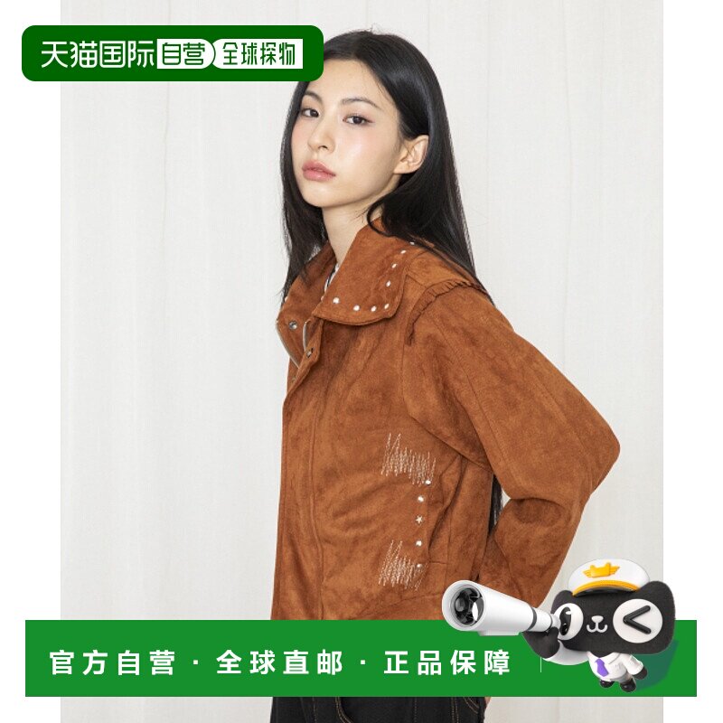 韩国直邮XTONZ 女士运动茄克/外套WXJ010BR潮流穿搭 高级感正品