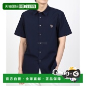 短袖 休闲版 ZEB 韩国直邮Paul 型 男士 M2R 徽章衬衫 Smith 524T