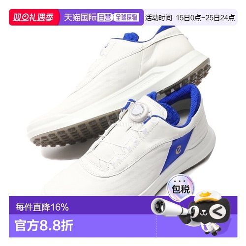 韩国直邮ECCO爱步golf core男士无钉高尔夫球鞋(100834-61109)新